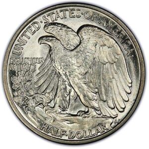 Walking Liberty Half Dollar (1916-1947) MS63 reverse