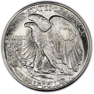 Walking Liberty Half Dollar (1916-1947) MS65 reverse