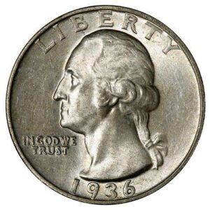 Washington Quarter (1932-1998) MS63 obverse