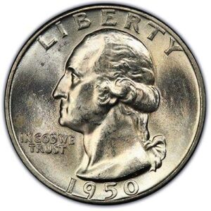 Washington Quarter (1932-1998) MS64 obverse