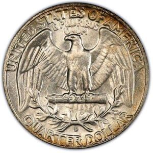 Washington Quarter (1932-1998) MS66 reverse
